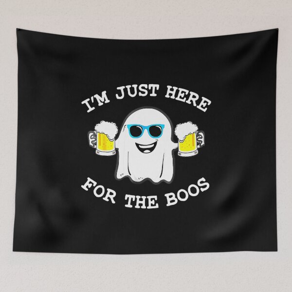 Item preview, I’m Just Here For The Boos Funny Halloween Beer Drinking designed and sold by SpookySeasonTee.