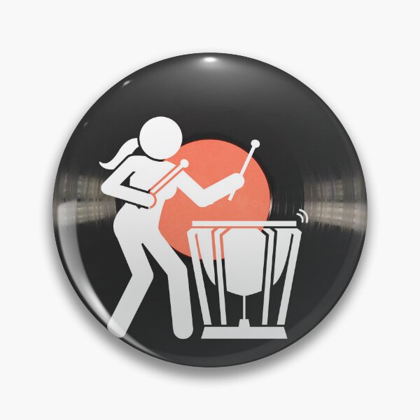 Item preview, vintage timpani player music designed and sold by ApurwaArtShop.