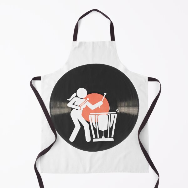 Item preview, vintage timpani player music designed and sold by ApurwaArtShop.