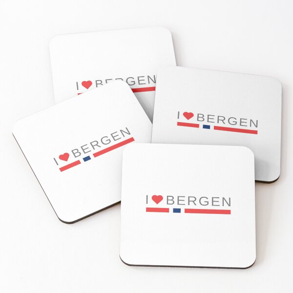 Aperçu de l'œuvre J'aime Bergen Norvège créée et vendue par tshirtsnorway.
