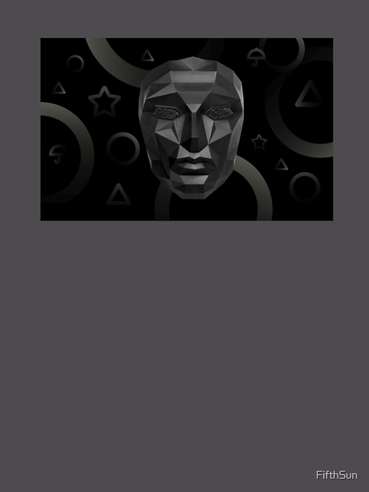 Thumbnail 6 von 6, Premium Oversized Pullover, Squid Game Front Man Geometric Mask Poster V-3 designt und verkauft von FifthSun.