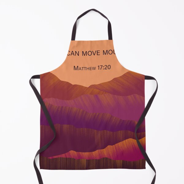 Item preview, Faith can move mountains | Christian bible verse artprint designed and sold by Leafy Impressions.