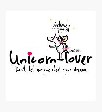 Unicorn - Lover - KnochiART Fotodruck