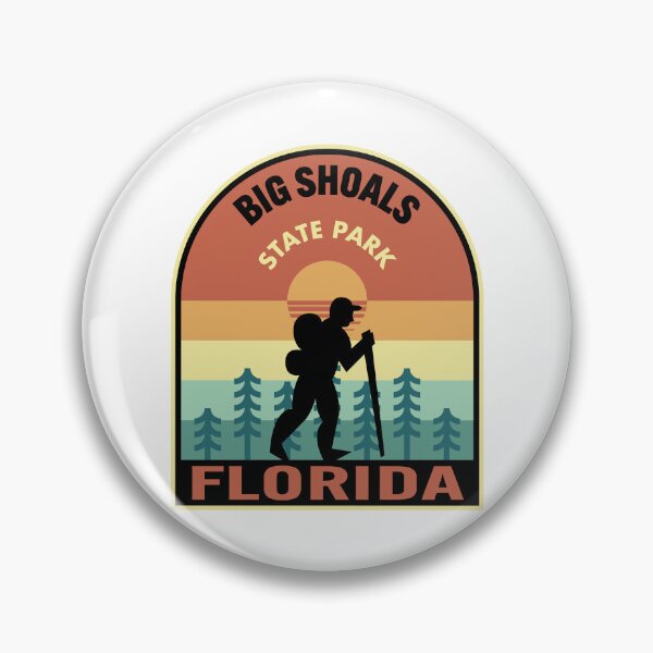 Item preview, Big Shoals State Park Florida Retro Hiking designed and sold by HalpinDesign.