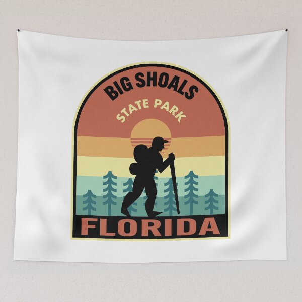 Item preview, Big Shoals State Park Florida Retro Hiking designed and sold by HalpinDesign.