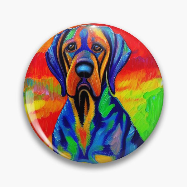 Item preview, Funny Cool Bloodhound Dog Abstract Art designed and sold by Nature's Fancy.