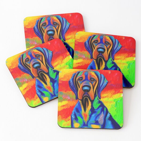 Item preview, Funny Cool Bloodhound Dog Abstract Art designed and sold by Nature's Fancy.
