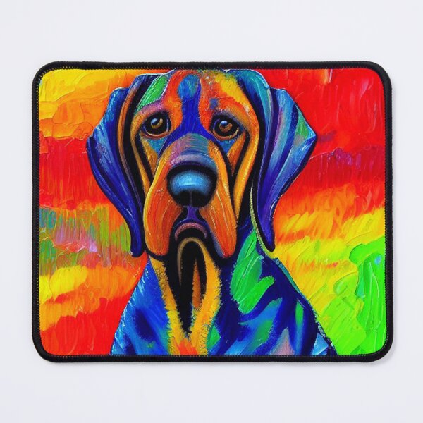 Item preview, Funny Cool Bloodhound Dog Abstract Art designed and sold by Nature's Fancy.