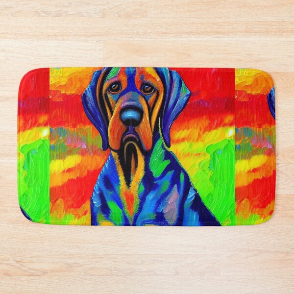 Item preview, Funny Cool Bloodhound Dog Abstract Art designed and sold by Nature's Fancy.