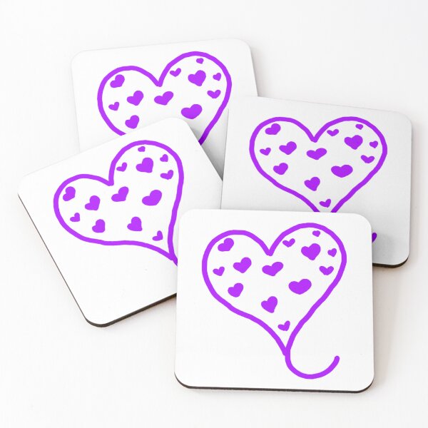 Item preview, Purple heart emoji designed and sold by The Love Quill.