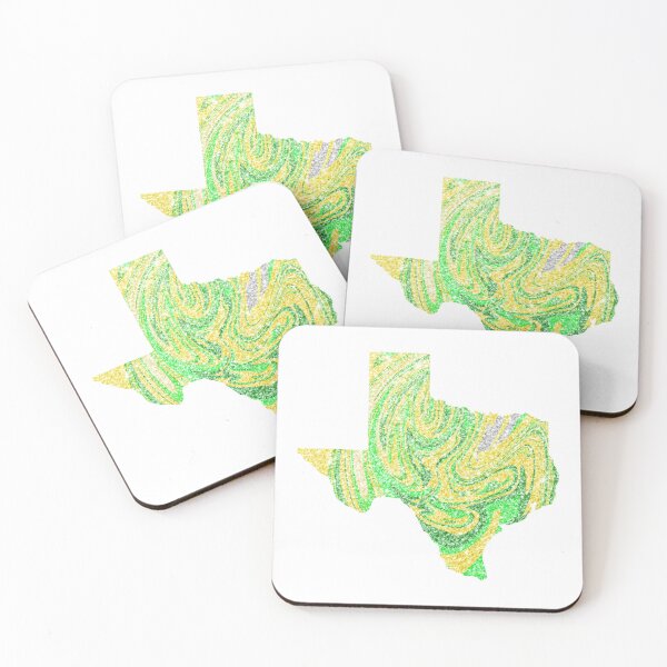 Item preview, marble green and gold texas designed and sold by mtayzart.
