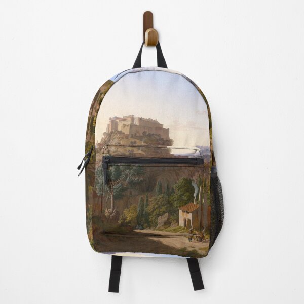 Item preview, Leo von Klenze Landscape with the Castle of Massa di Carrara designed and sold by OldTimeArt.