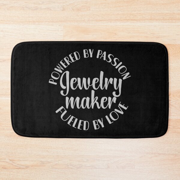 Item preview, Jewelry maker powered by passion fueled by love jeweler gift designed and sold by MetalicBabe.