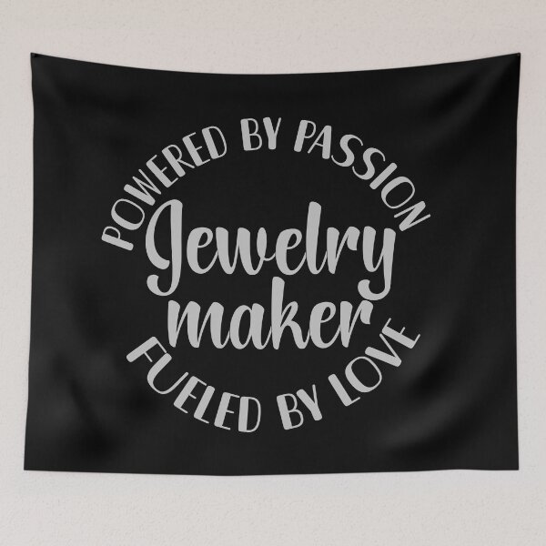 Item preview, Jewelry maker powered by passion fueled by love jeweler gift designed and sold by MetalicBabe.