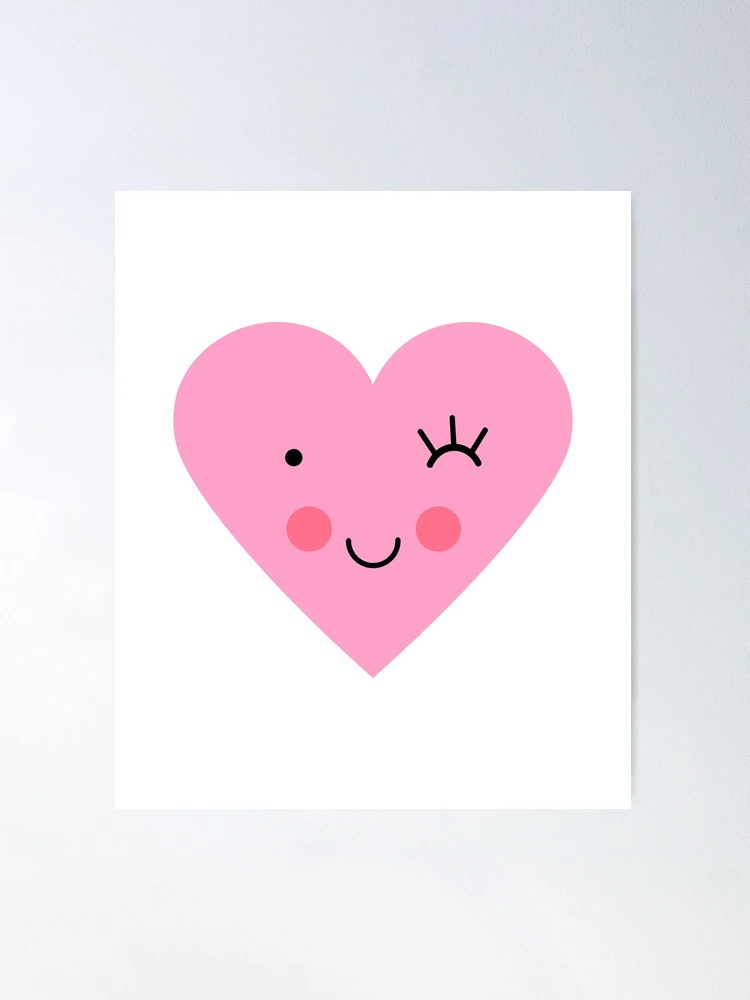 Love, Adorable Girly Pink Heart Postage, Zazzle