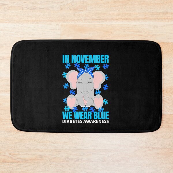 Item preview, in november we wear blue Diabetes Awareness designed and sold by Ibu83.