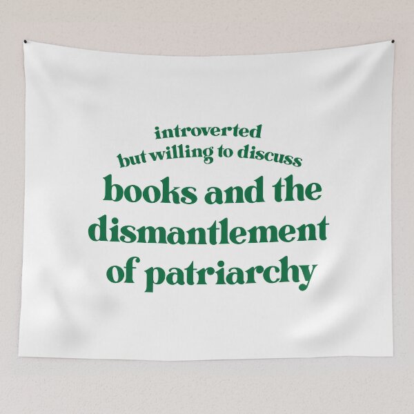 Item preview, Introverted but Likes Books and Patriarchy Dismantlement designed and sold by hollanov98.