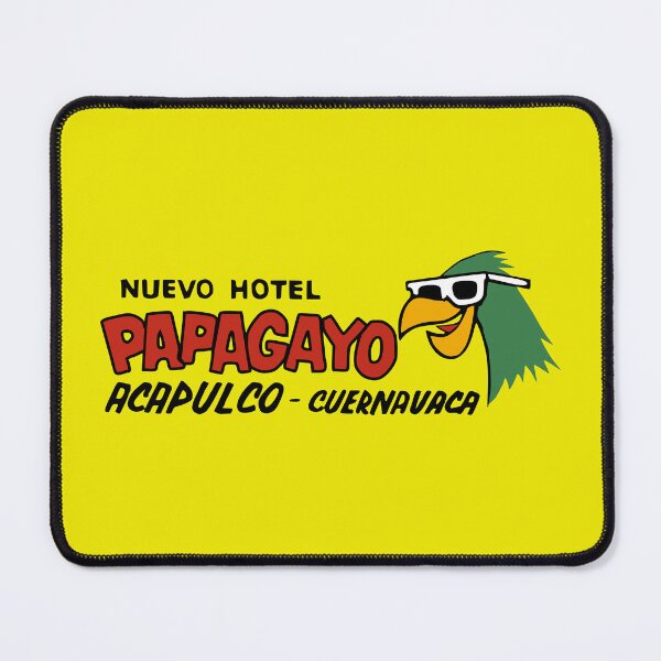 Item preview, Nuevo Hotel Papagayo Acapulco Mexico - Vintage Travel Sticker - Vintage Luggage Label Parrot Hotel Mexico designed and sold by chrisrivait.