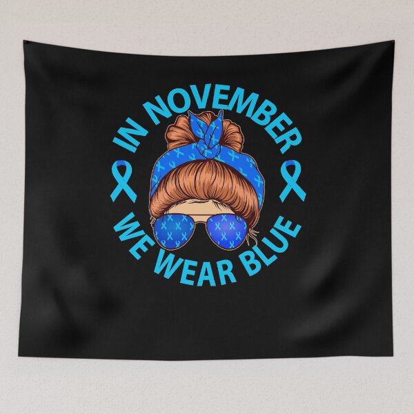 Item preview, in november we wear blue Diabetes Awareness designed and sold by Ibu83.