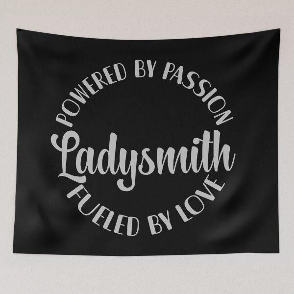 Item preview, Ladysmith maker powered by passion fueled by love lady metalsmith gift designed and sold by MetalicBabe.