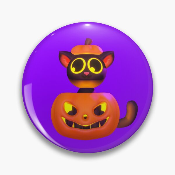 Item preview, Pumpkin Cat designed and sold by JenChibi.