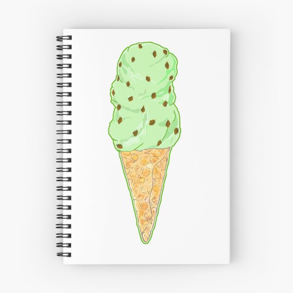 Item preview, Mint Chocolate Chip Ice Cream Cone 2 designed and sold by Salt & Keep.