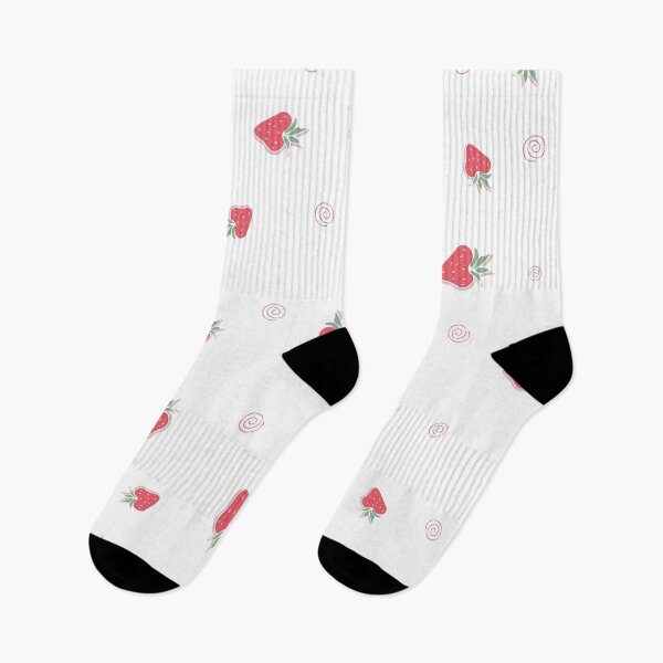 Artikelvorschau, Nettes handgezeichnetes Muster mit Erdbeeren entworfen und verkauft von Amnise.