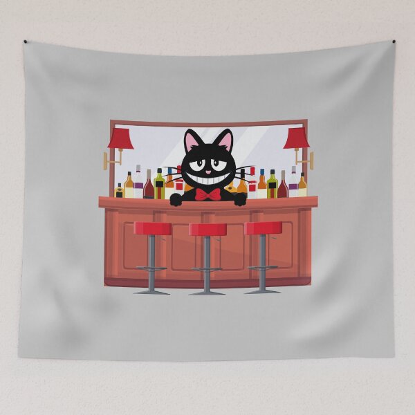 Item preview, Cat Bartender designed and sold by AMERICANCHEEZ.