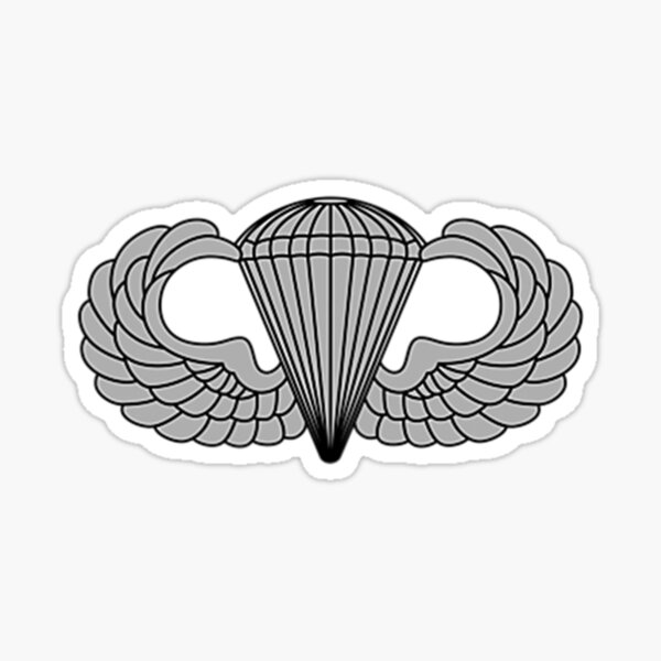 Pegatina «Insignia básica de paracaidista - Alas de salto ...