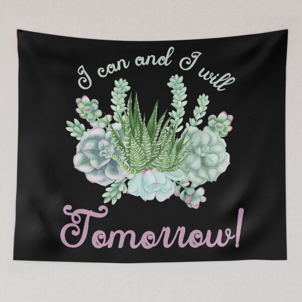 Item preview, I can and I will.... Tomorrow! designed and sold by MerWishes.