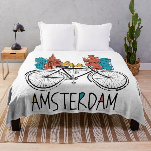 Item preview, Amsterdam Retro Netherlands Bike Bicylce Gift designed and sold by teemingshopping.