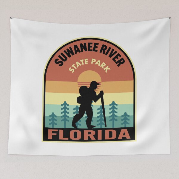 Item preview, Suwanee River State Park Florida Retro Hiking designed and sold by HalpinDesign.
