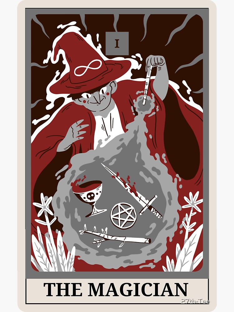 The Reader - Tarot card Sticker for Sale by Bookishbabe317