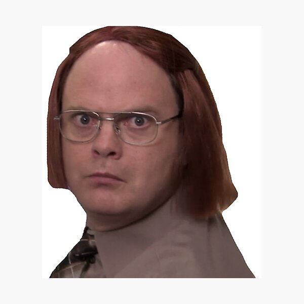 Item preview, Dwight Schrute as Meredith designed and sold by aterkaderk.