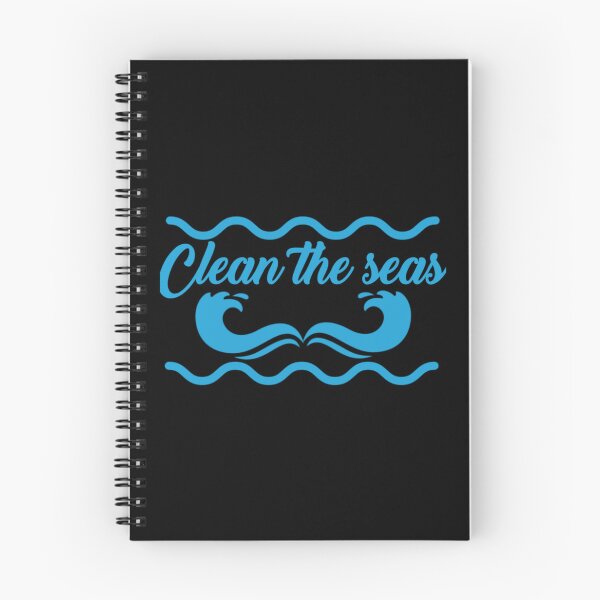 Item preview, Clean the seas, bleu colorful original,,,  designed and sold by Chakilogy.