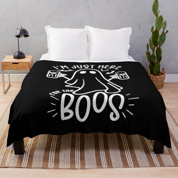 Item preview, I’m Just Here For The Boos Funny Halloween Beer Lover Saying designed and sold by SpookySeasonTee.