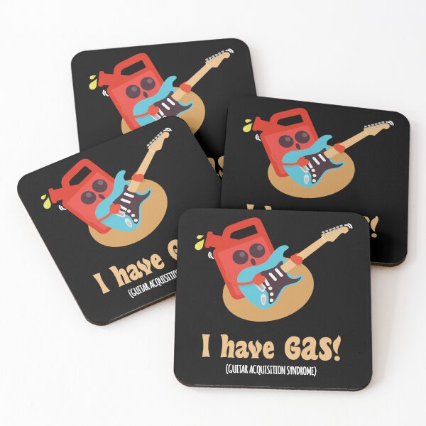 Item preview, GAS Guitar Acquisition Syndrome | Funny Guitarist | Puns designed and sold by Fluffy-Vectors.