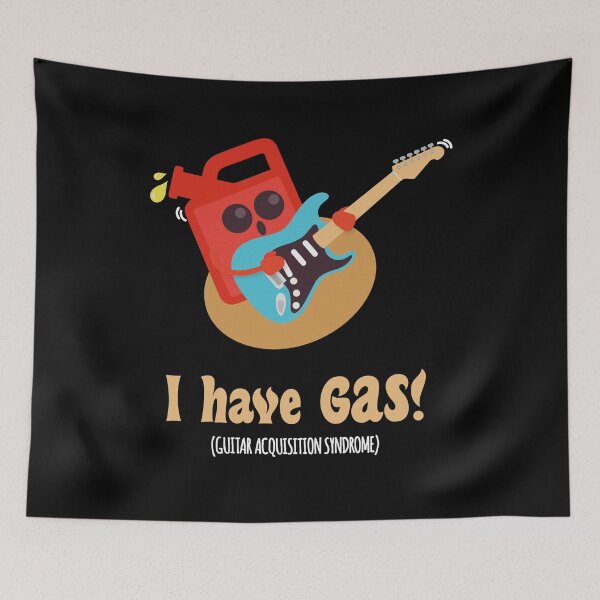 Item preview, GAS Guitar Acquisition Syndrome | Funny Guitarist | Puns designed and sold by Fluffy-Vectors.