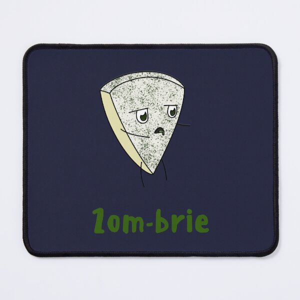 Item preview, Spooky Zom-brie Halloween Cheese Pun designed and sold by CheesyPetDesign.