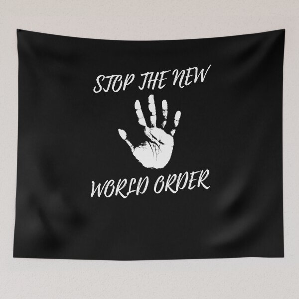 Item preview, Stop the new world order essential t-shirt  designed and sold by OneDayCollected.