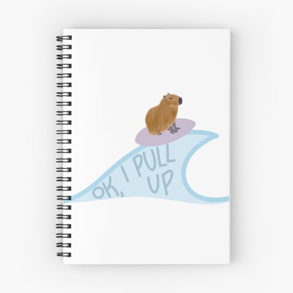 Item preview, Ok, i pull up surfing capybara designed and sold by sophiemartin29.