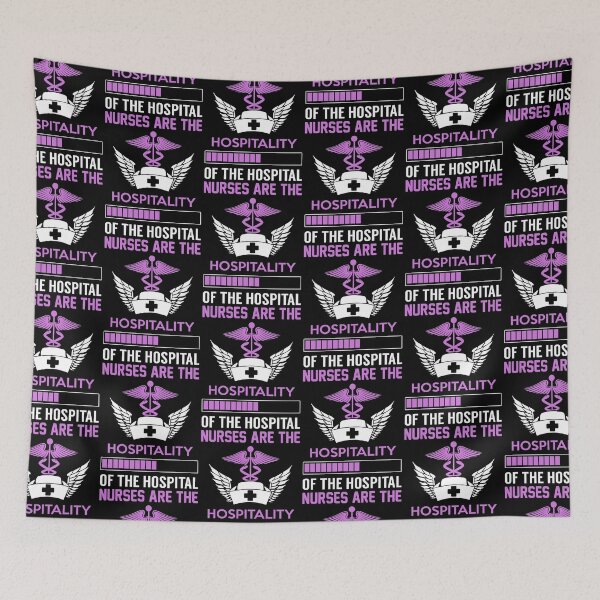 Item preview, Nurses are the hospitality of the hospital T-shirt designed and sold by FanityPrints.