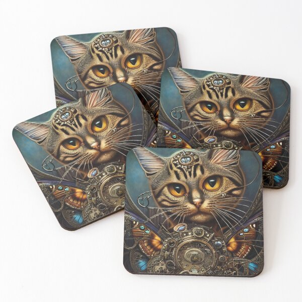 Item preview, Steampunk Cat designed and sold by Urbansteam21.
