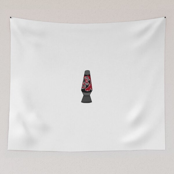 Item preview, Red ghost lava lamp designed and sold by CosmicKazimir  rose.