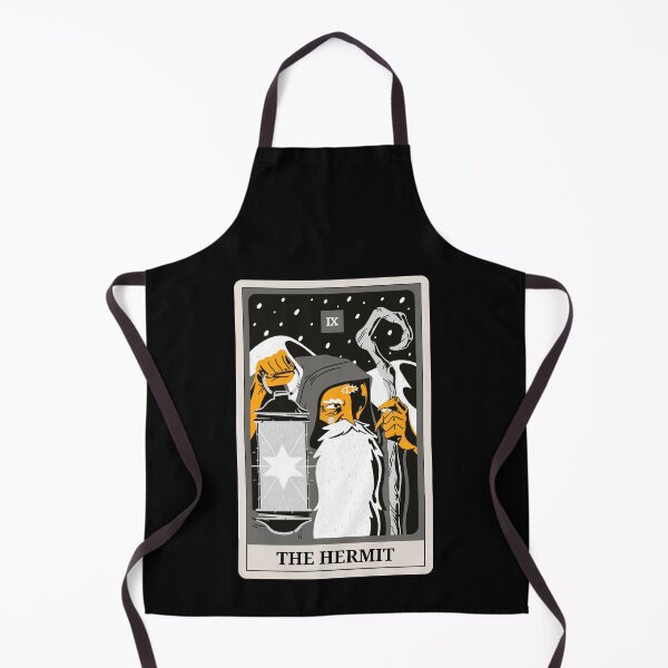 Item preview, The Hermit Tarot Card Monotone Orange Color Costume designed and sold by 27th-Tee.