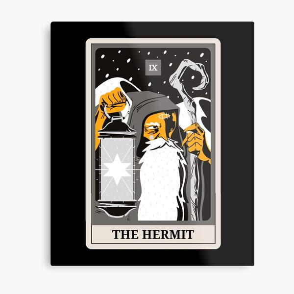 Item preview, The Hermit Tarot Card Monotone Orange Color Costume designed and sold by 27th-Tee.