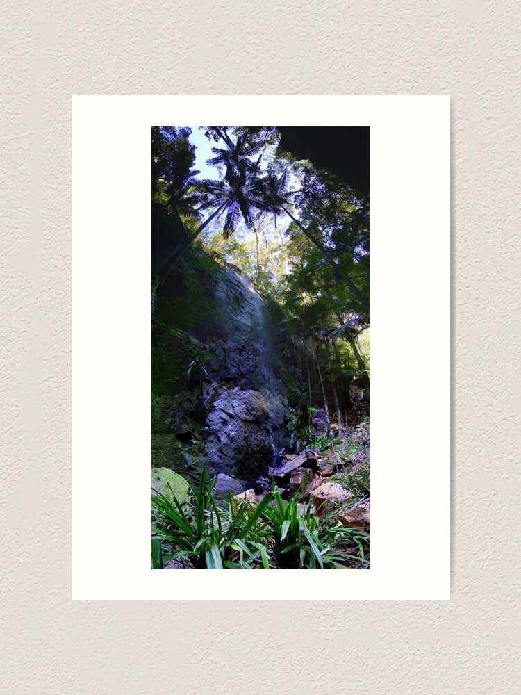 Alternate view of Secret Falls Art Print