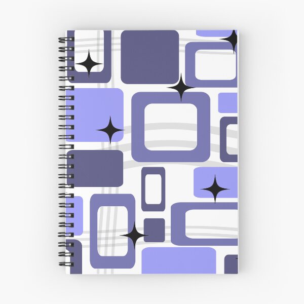 Item preview, Graphic squares vintage pattern - blue, light blue, grey, white designed and sold by Graphic-Color.
