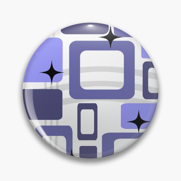 Item preview, Graphic squares vintage pattern - blue, light blue, grey, white designed and sold by Graphic-Color.