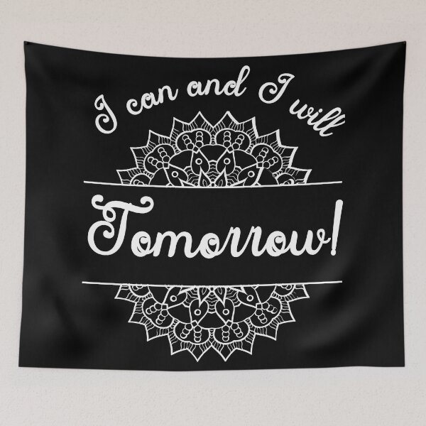 Item preview, I can and I will.... Tomorrow! designed and sold by MerWishes.